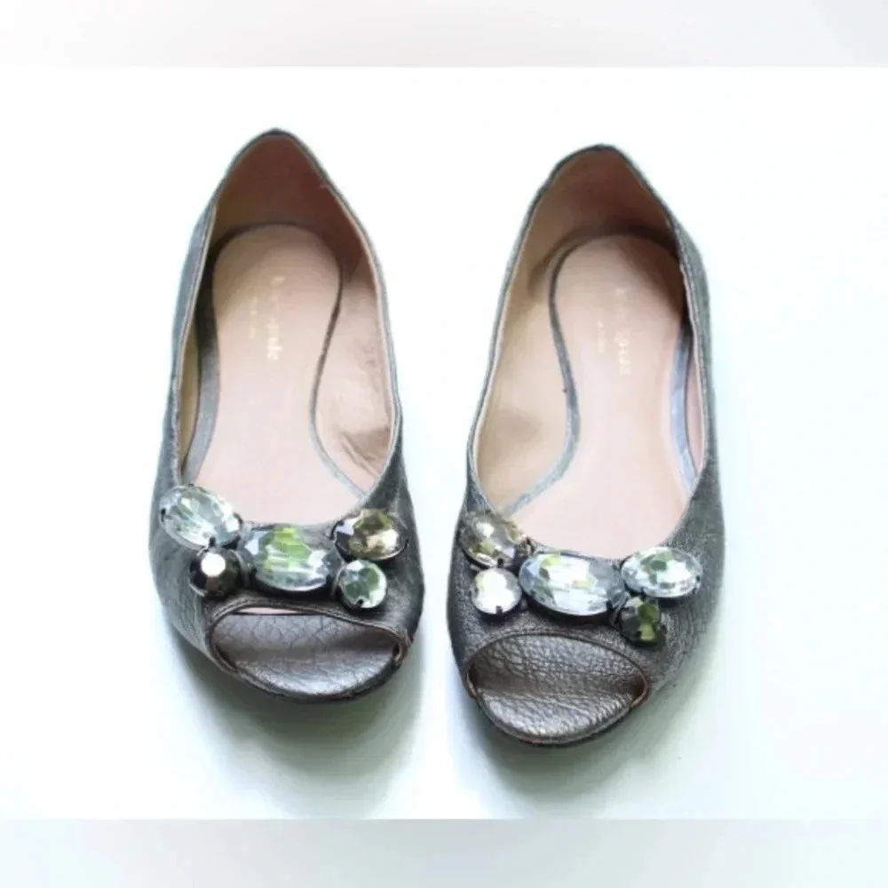 Kate Spade jeweled flats